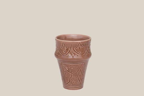 Ceramic Beldi Cup Dark Beige