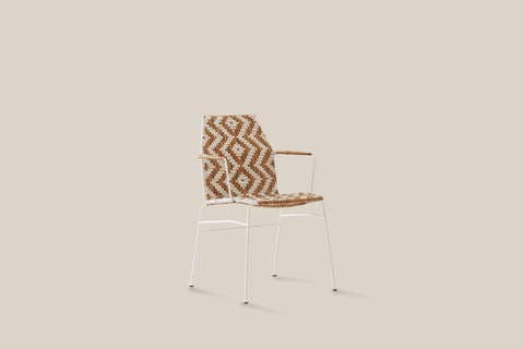 Rose Rattan Dining Chair