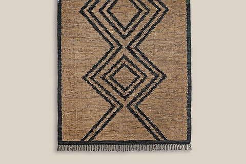 Bruno Diamond Pattern Jute Rug