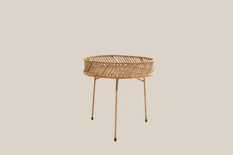 Aurora Rattan Table High